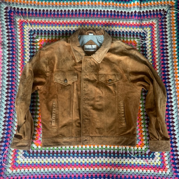 Alan Michaels Suede Jacket size XL - Picture 2 of 16